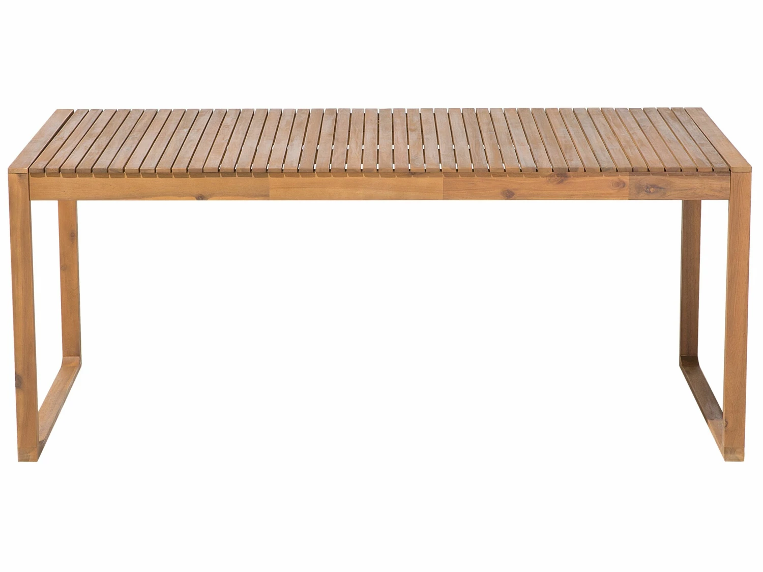 Gartenmöbel Set Akazienholz Hellbraun 8-Sitzer 9-teilig SASSARI – Bild 4