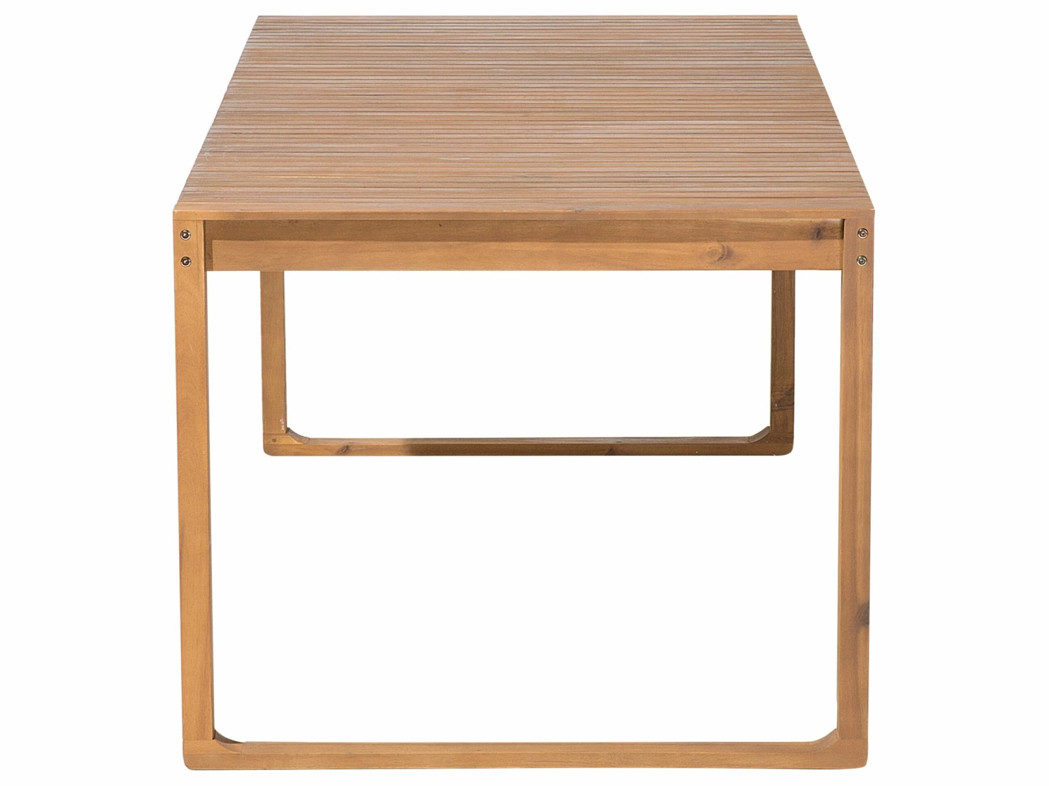 Gartenmöbel Set Akazienholz Hellbraun 8-Sitzer 9-teilig SASSARI – Bild 5