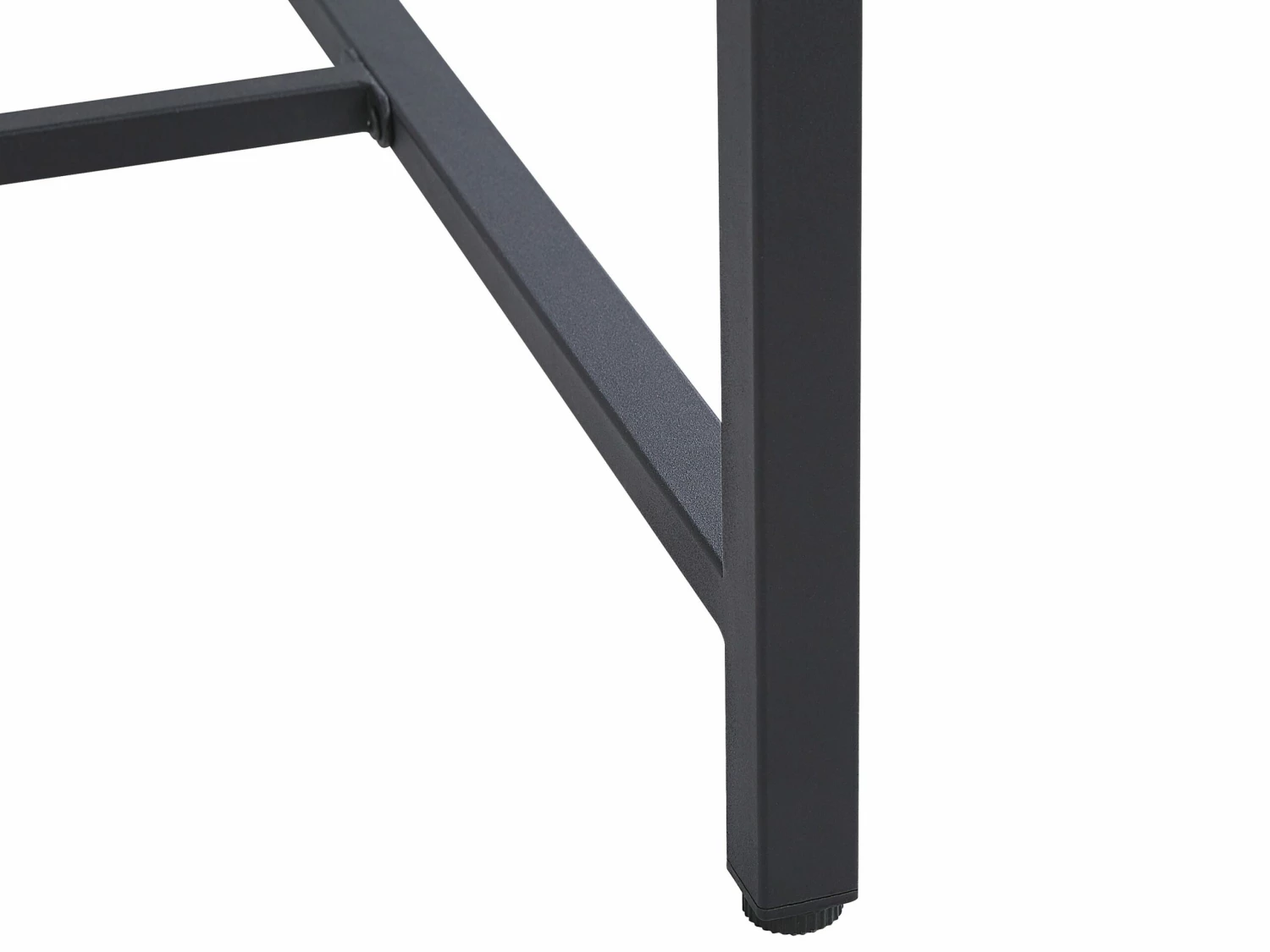 Esstisch Dunkler Holzfarbton / Schwarz 160 X 80 Cm SARITAS – Bild 5