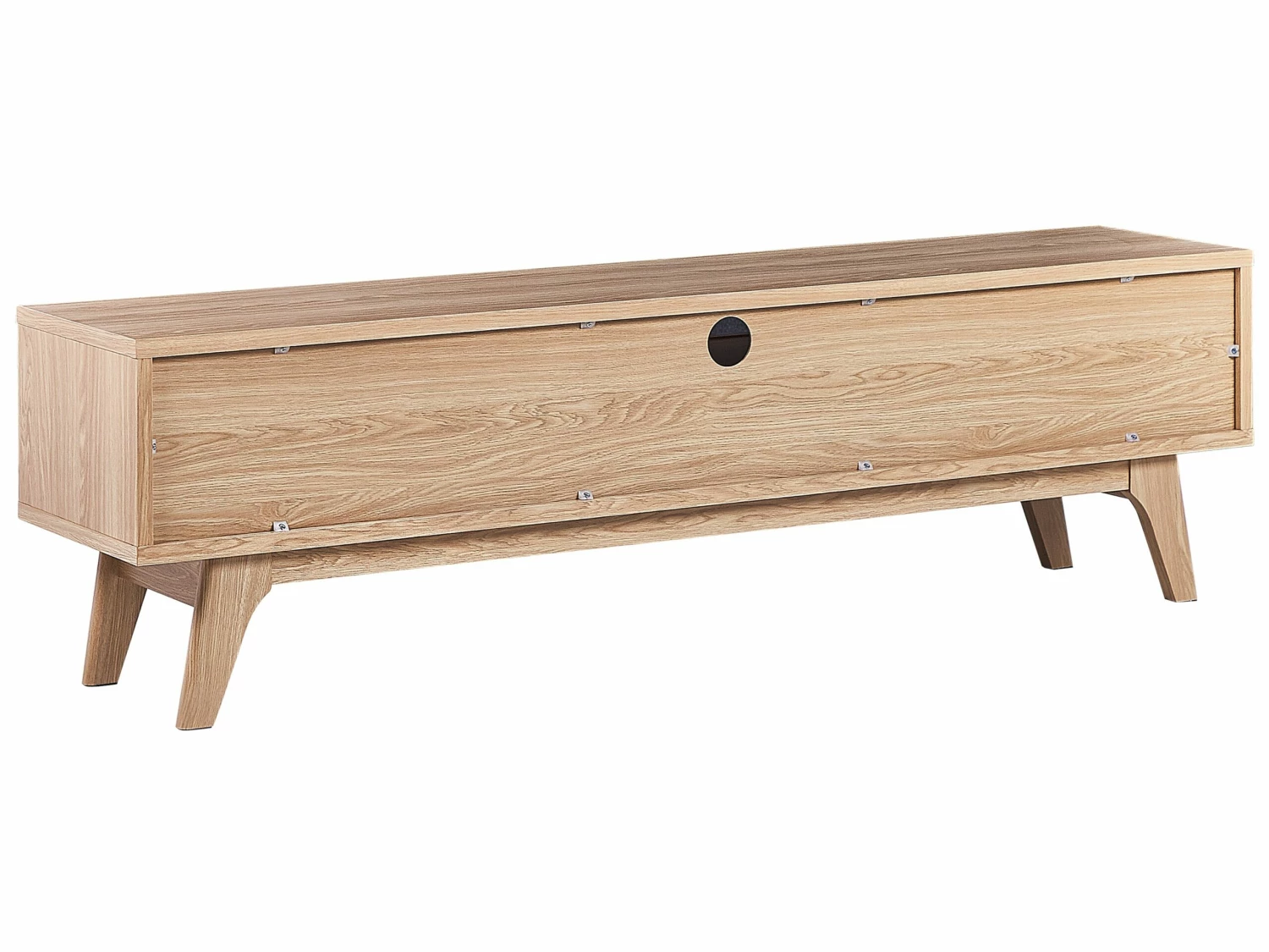 TV-Möbel Heller Holzfarbton / Weiß 149 X 35 X 44 Cm EERIE – Bild 5