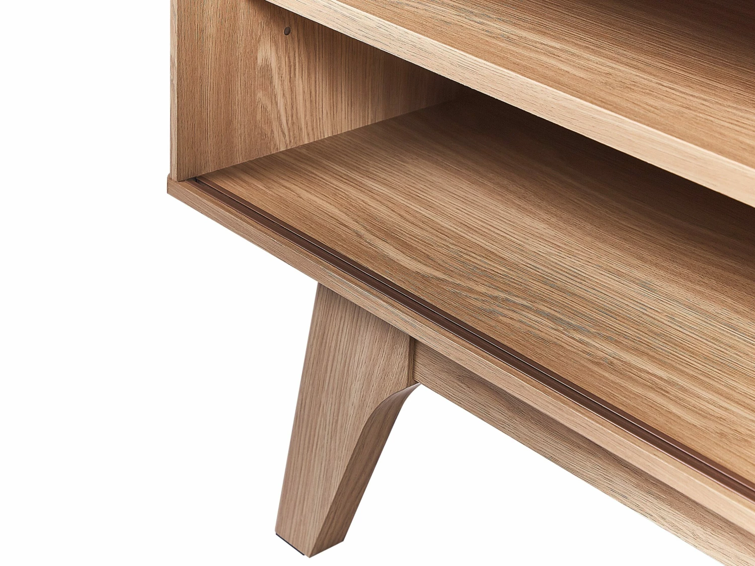 TV-Möbel Heller Holzfarbton / Weiß 149 X 35 X 44 Cm EERIE – Bild 7