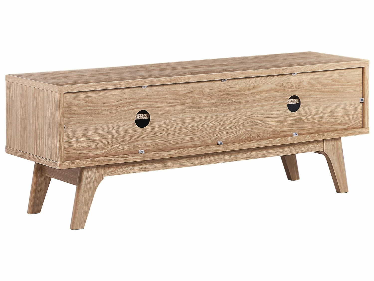 TV-Möbel Heller Holzfarbton / Weiß 117 X 35 X 44 Cm BUFFALO – Bild 5