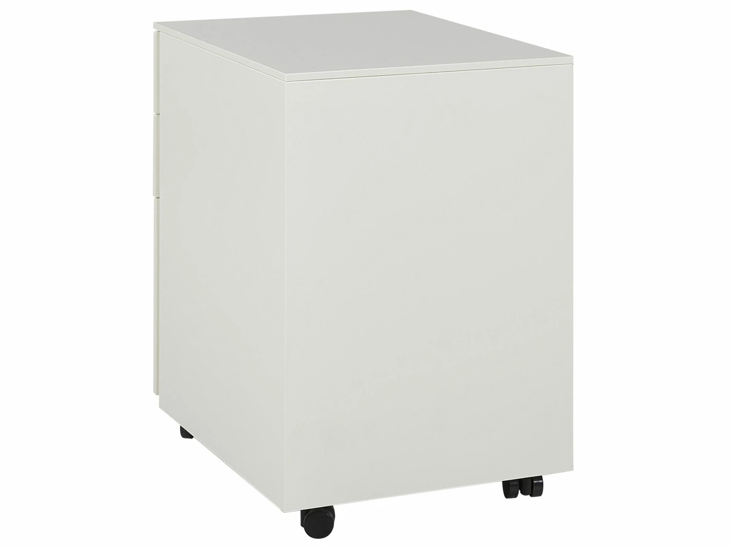 Aktenschrank Metall Cremeweiß 3 Schubladen Mit Rollen CAMI – Bild 5