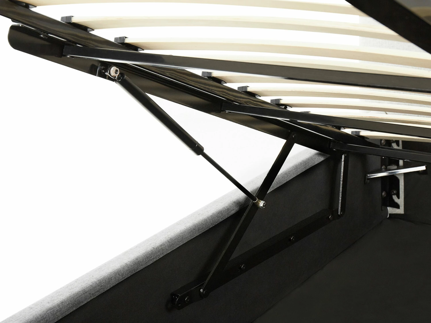 Polsterbett Grau Mit Stauraum Verschiedene Größen LORIENT – Bild 7