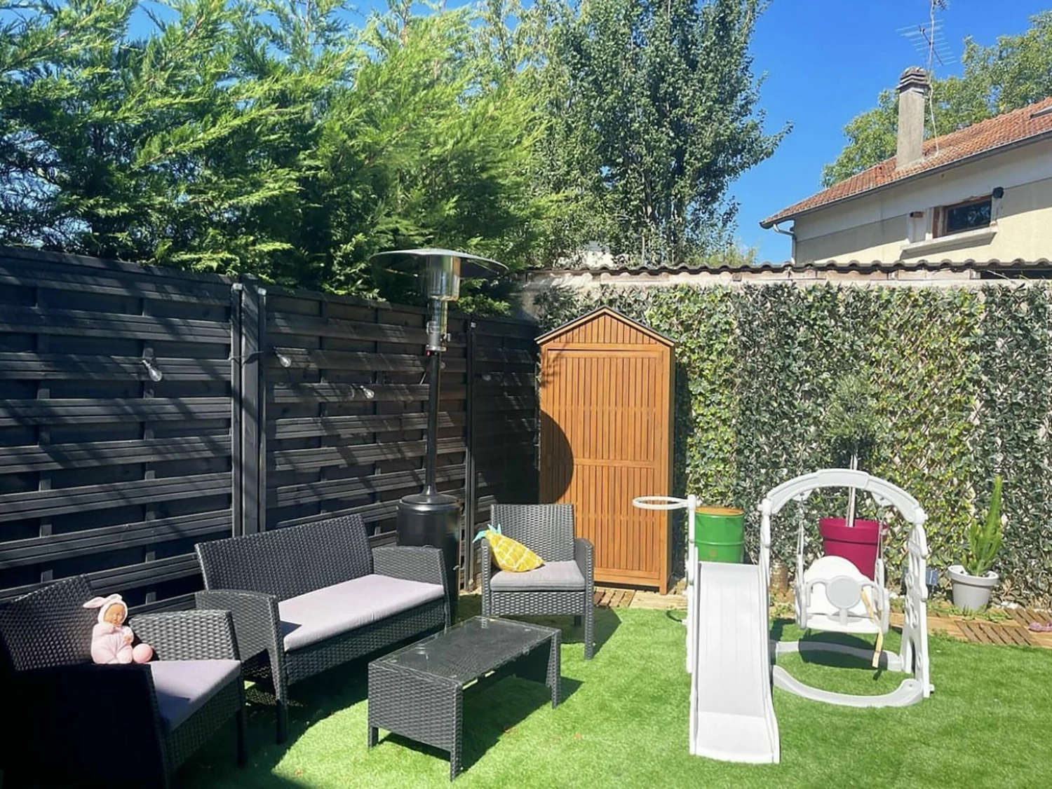 Gartenschrank Akazienholz Braun 200 X 100 Cm SAVOCA – Bild 6