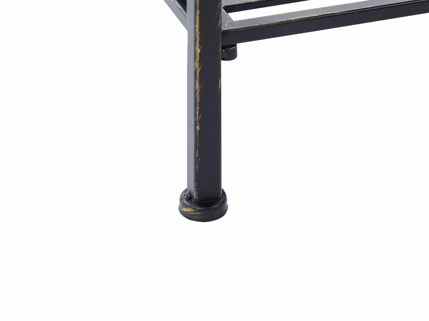 Badregal Metall Antik Optik Schwarz 4 Fächer Klappbar VALDIVIA – Bild 8