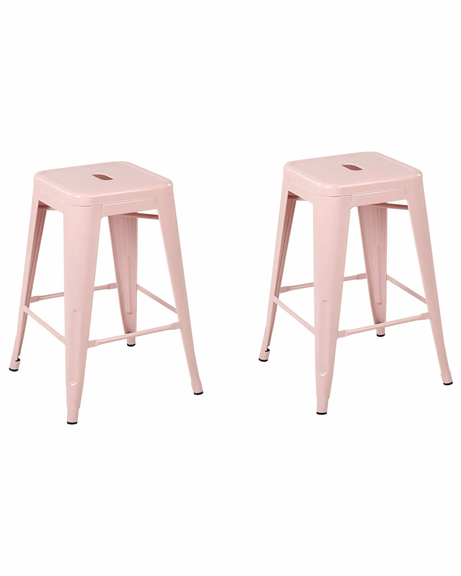 Hocker Rosa Höhe 60 Cm 2er Set CABRILLO
