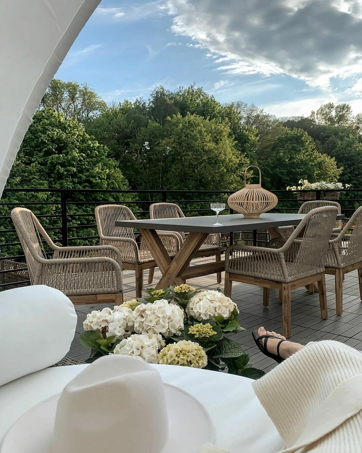 Gartentisch Faserzement Grau 200 X 100 Cm OLBIA – Bild 3