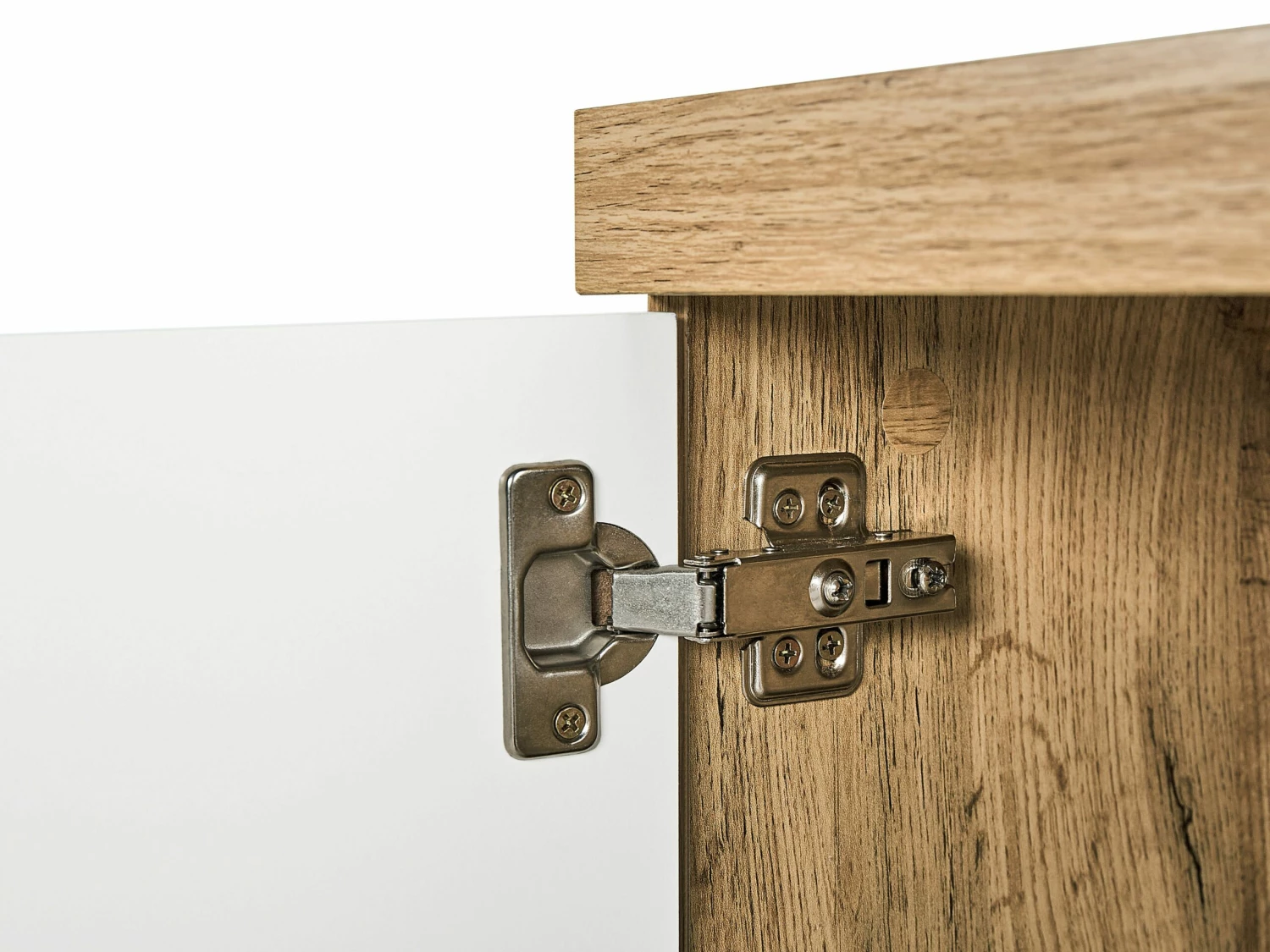 TV-Möbel Heller Holzfarbton / Weiß 160 X 40 X 52 Cm FARADA – Bild 8