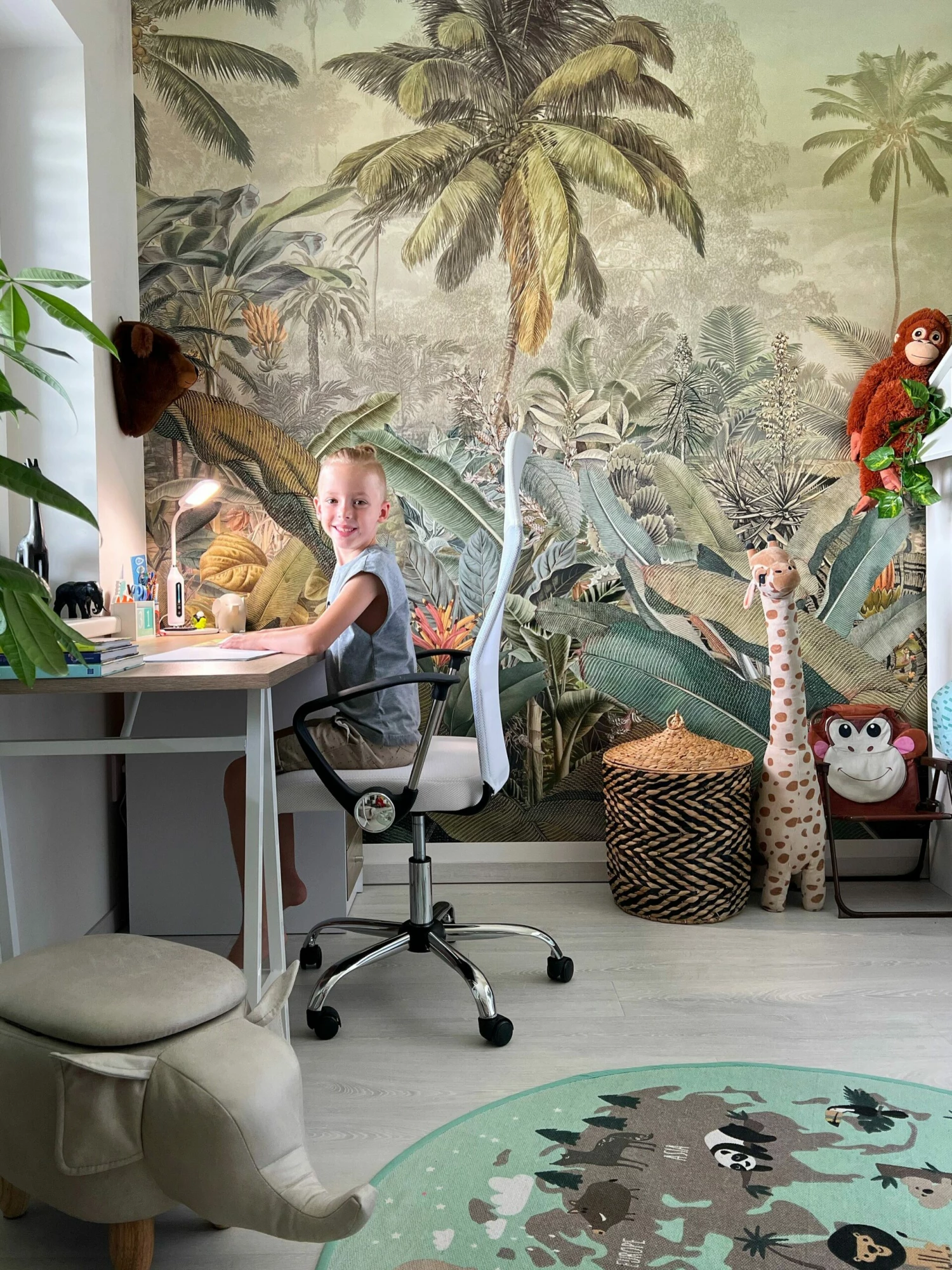 Bürostuhl Weiß Höhenverstellbar DESIGN – Bild 3