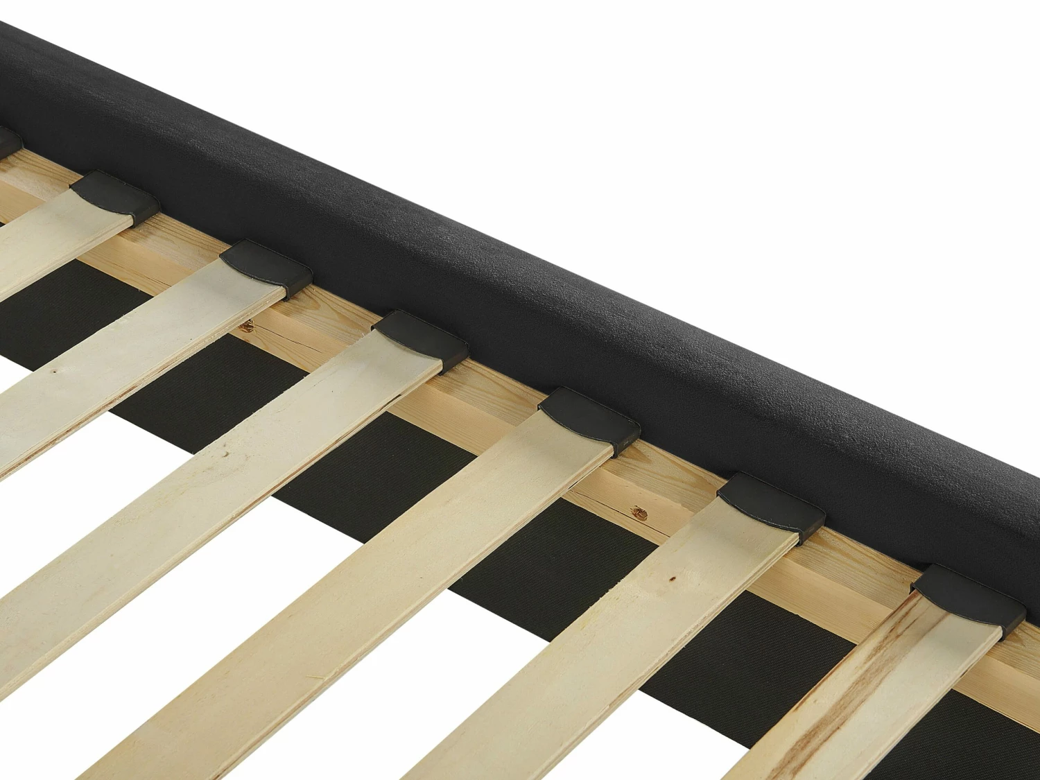 Polsterbett Schwarz Lattenrost Verschiedene Größen LUBBON – Bild 8
