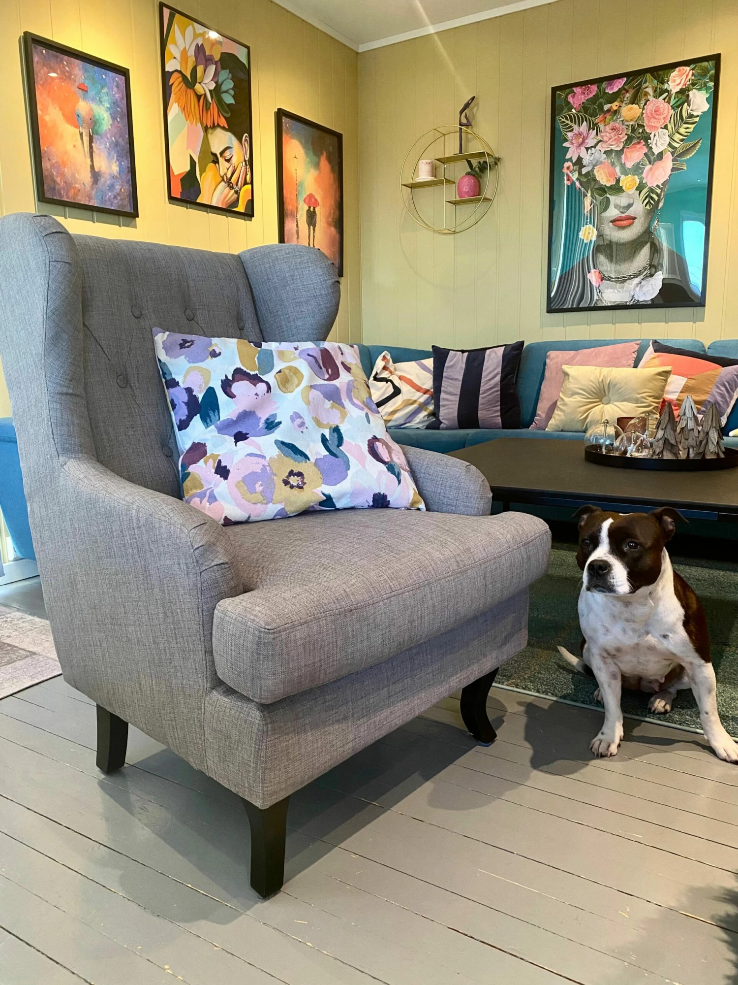 Sessel Polsterbezug Grau ALTA – Bild 6