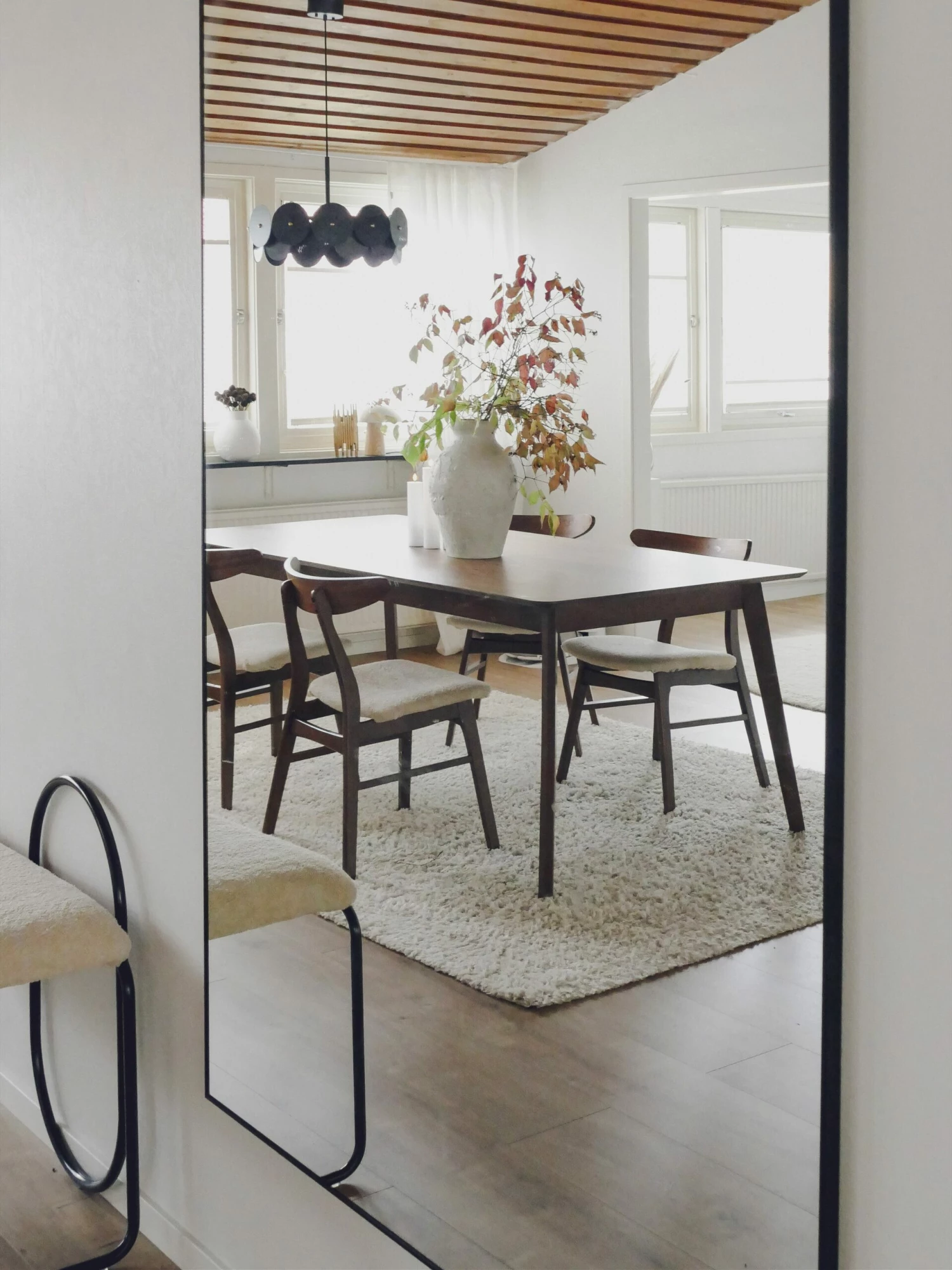 Esstisch Dunkler Holzfarbton Verschiedene Größen MADOX – Bild 7