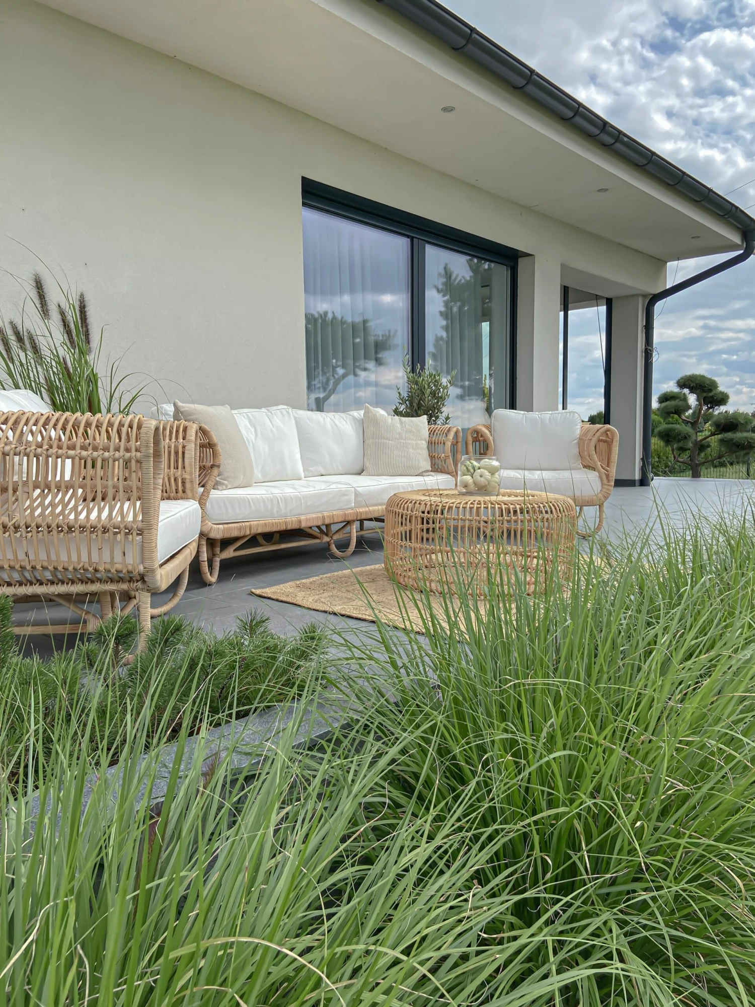 Gartenmöbelset Rattan Natürlich Mit Couchtisch DOLCEDO / LIMNI – Bild 5