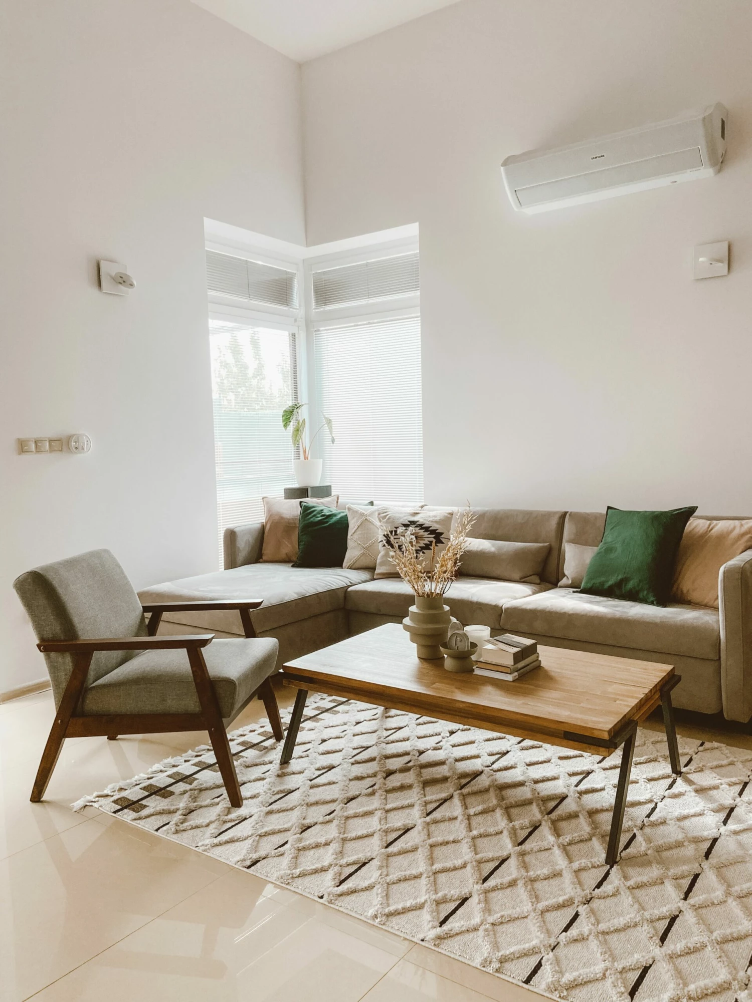 Sessel Polsterbezug Grau ASNES – Bild 6