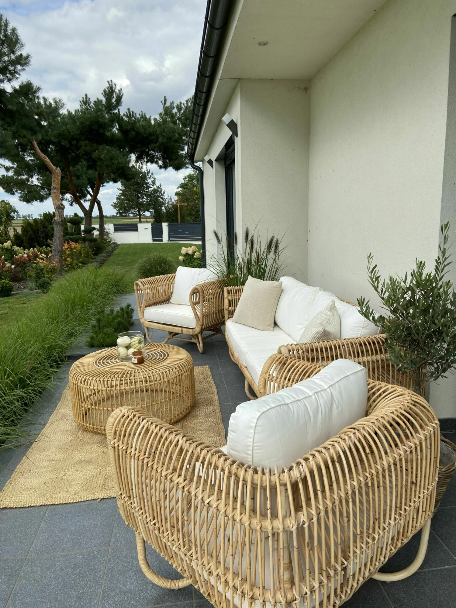 Gartenmöbelset Rattan Natürlich Mit Couchtisch DOLCEDO / LIMNI – Bild 8