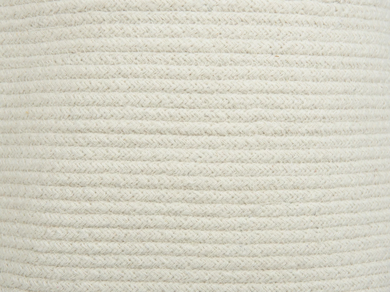 Set Aus 2 Baumwollkörbe Mit Deckel Wollweiss SILOPI – Bild 6