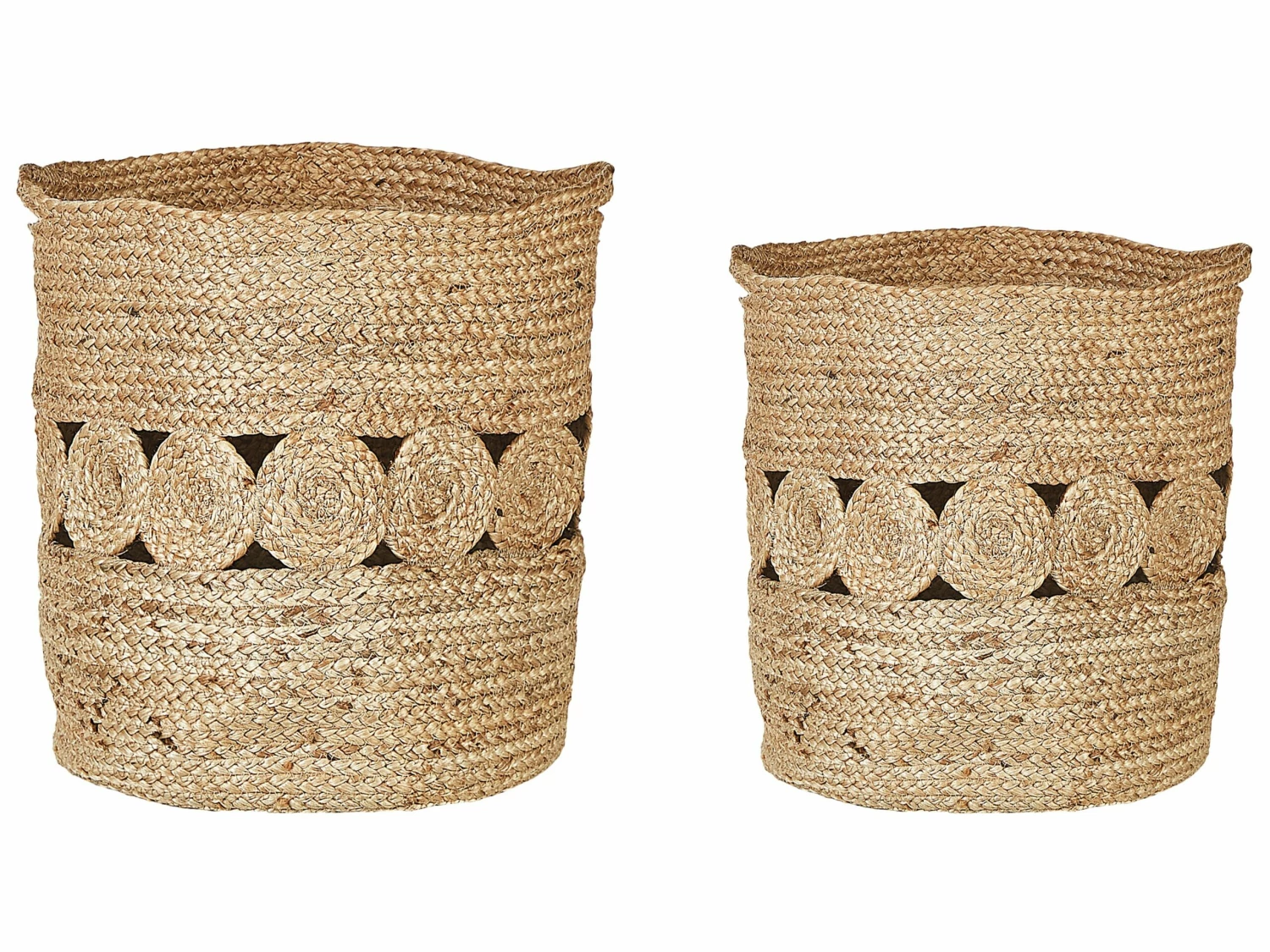 2er Set Körbe Aus Jute Natur ALANG