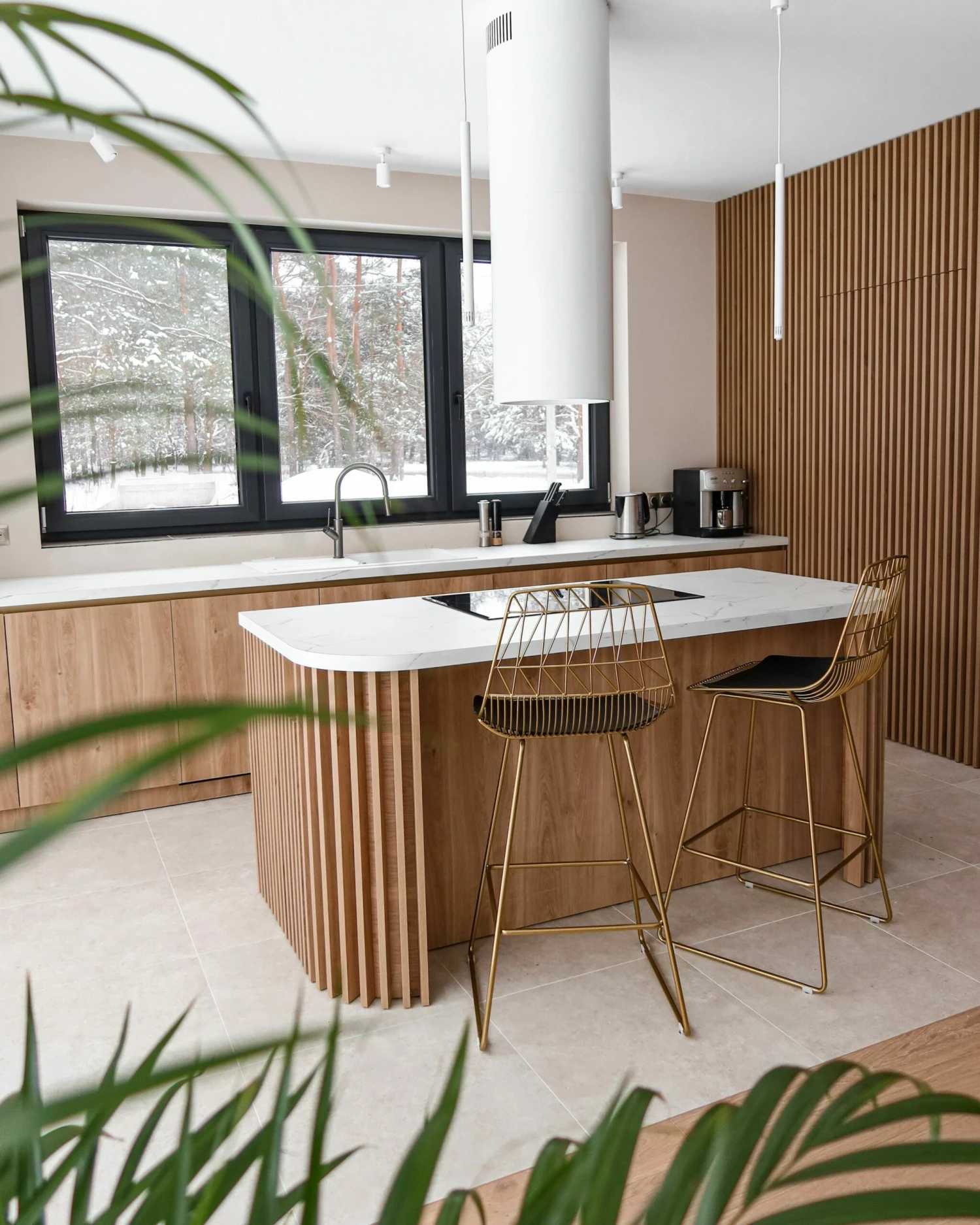 Barstuhl Metall / Kunstleder Gold 2er Set PRESTON – Bild 7