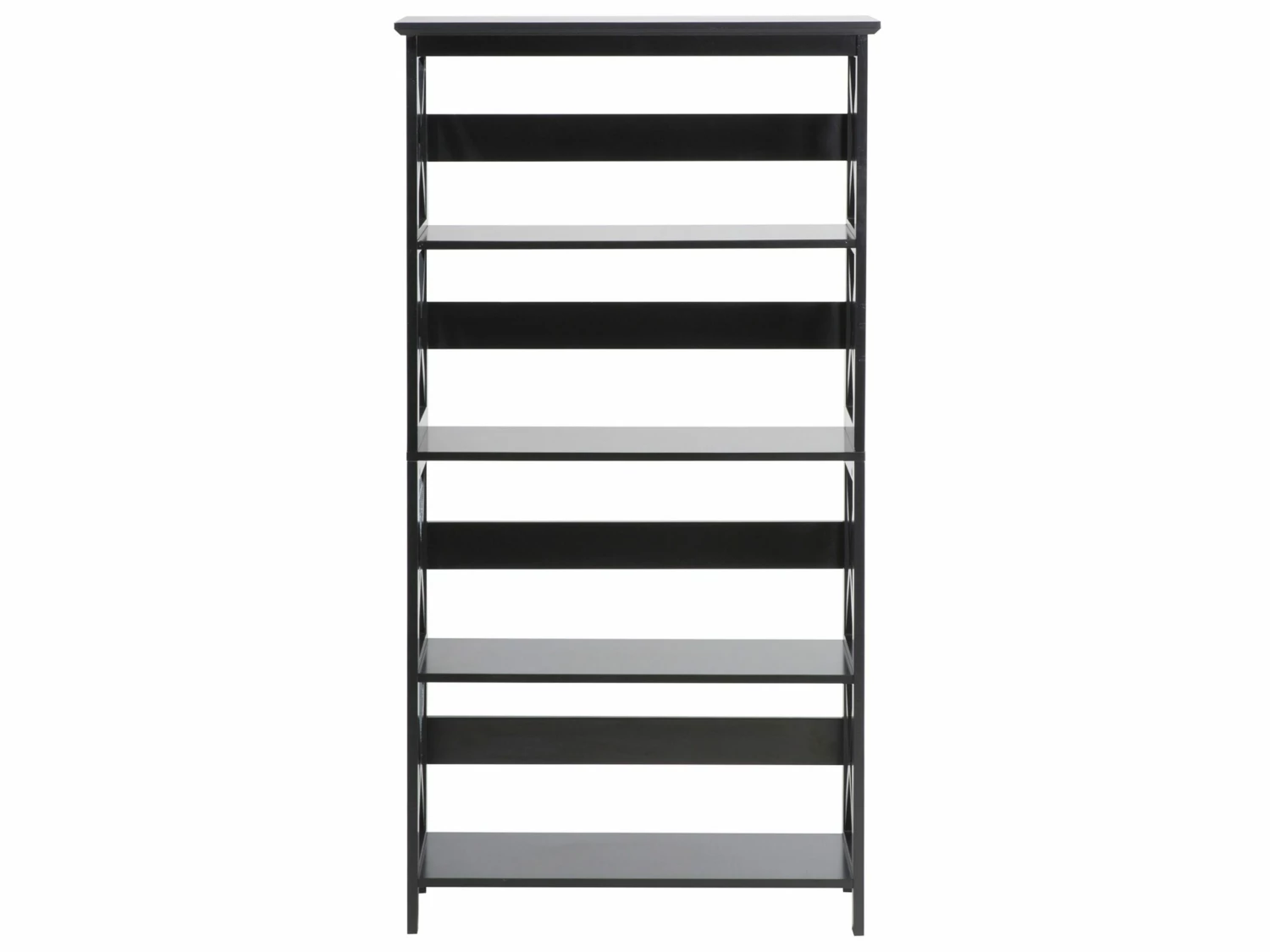 Büromöbel-Set Dunkler Holzfabton / Schwarz FOSTER/HARWICH – Bild 6