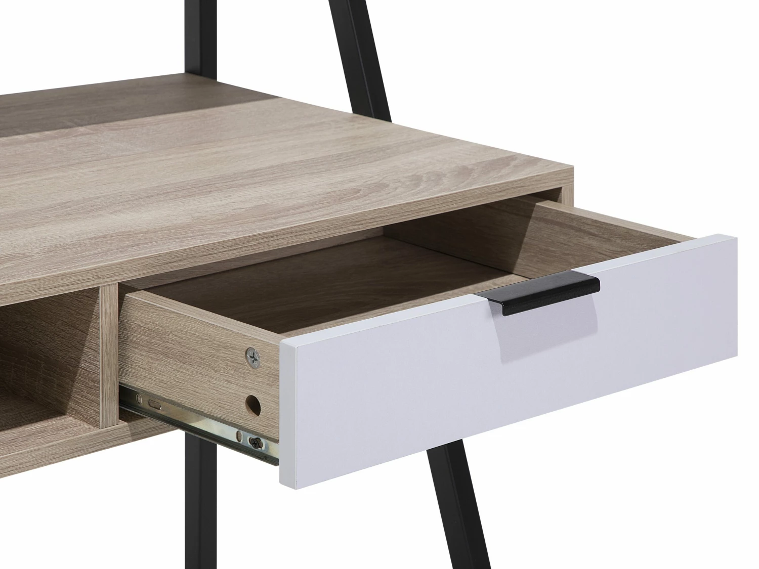 Büromöbel-Set Heller Holzfabton / Schwarz FOSTER/CALVIN – Bild 9