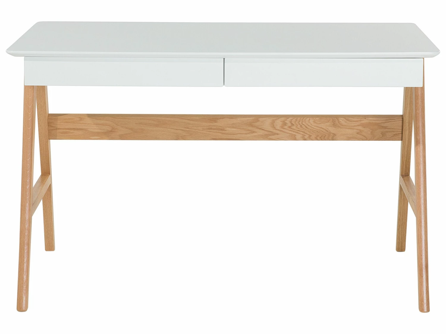 Büromöbel-Set Weiß / Heller Holzfabton ESCALANTE/SHESLAY – Bild 10