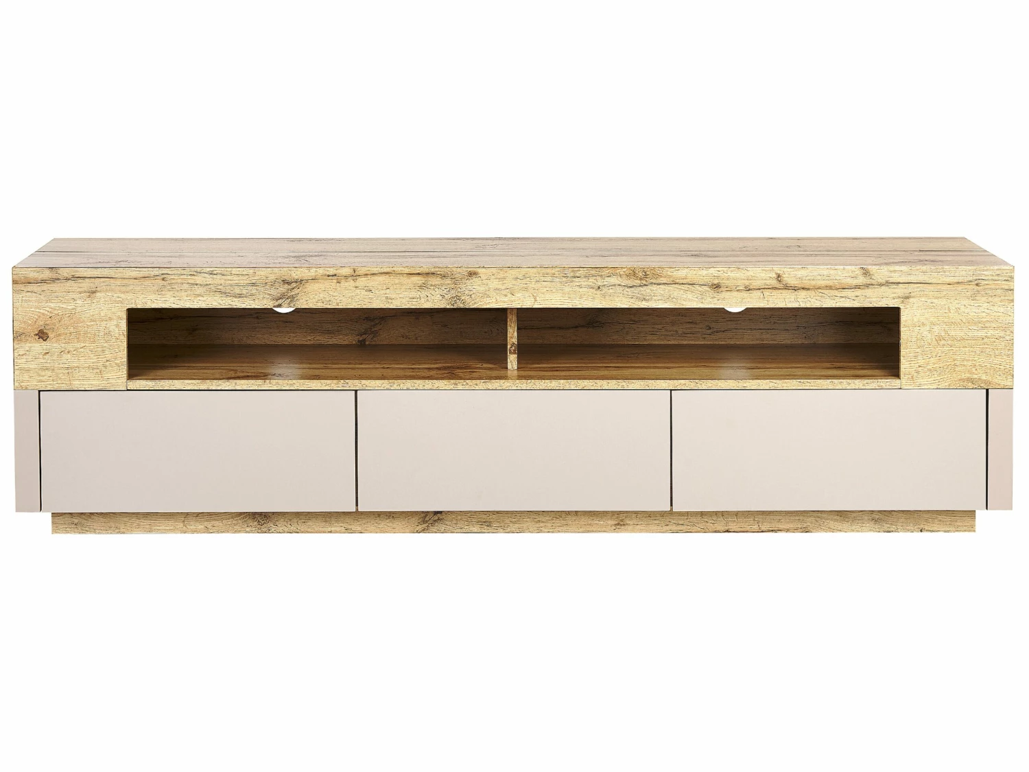 TV-Möbel Heller Holzfarbton / Beige 160 X 40 X 45 Cm ANTONIO – Bild 5