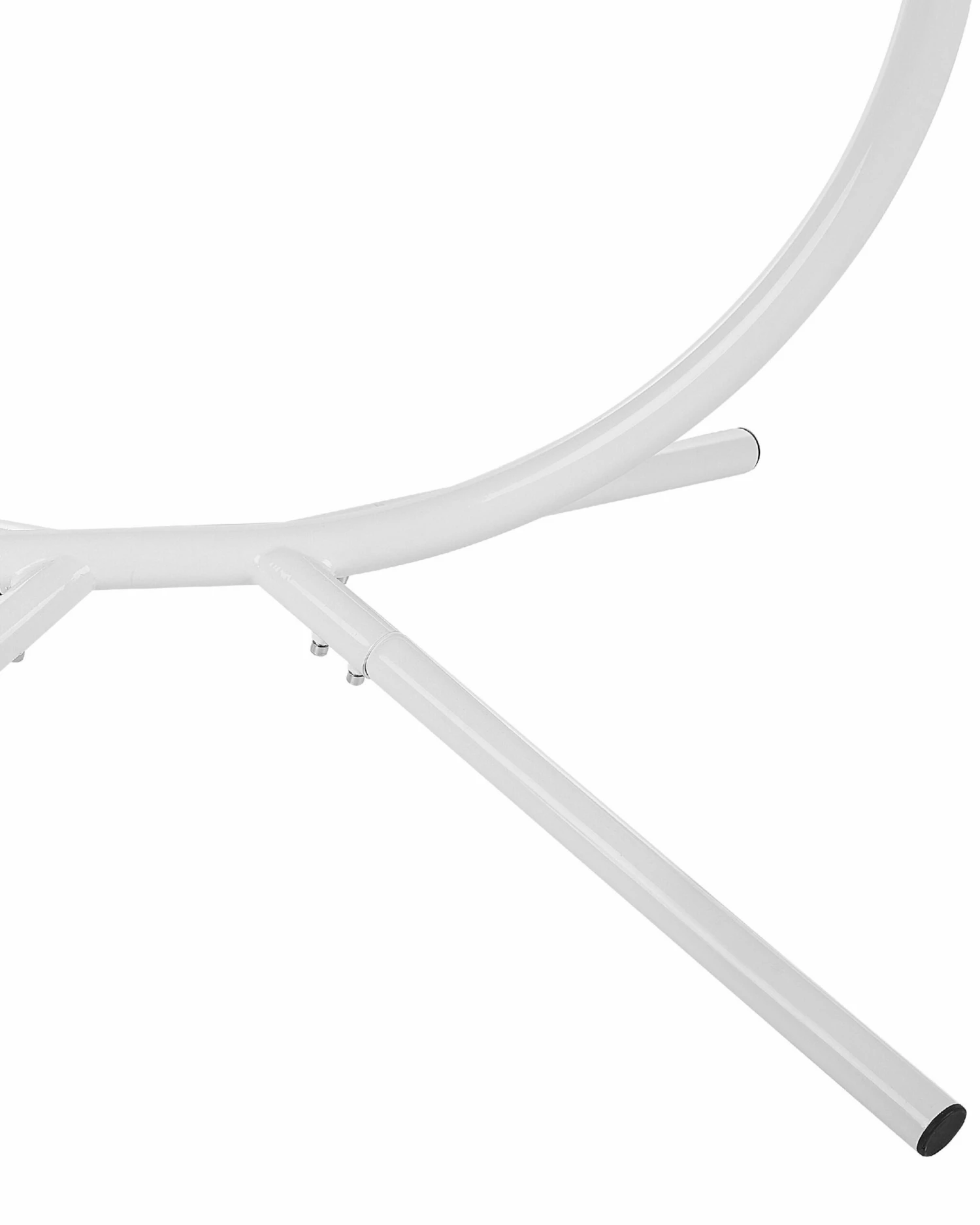 Hängesessel Mit Gestell 100 X 108 Cm Flechtseil Weiß ADRIA – Bild 10