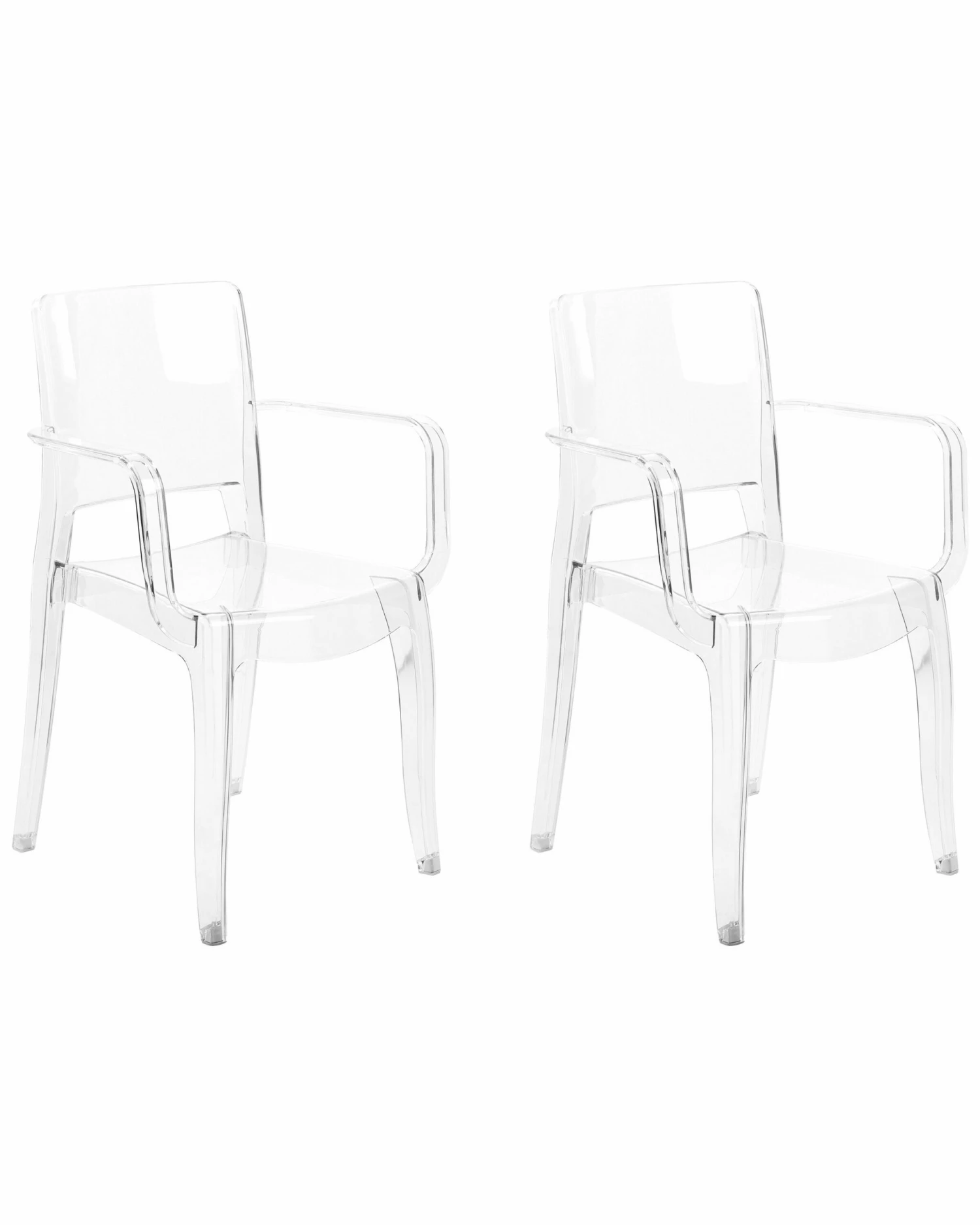 Esszimmerstühlen Transparent 2er Set KENWOOD