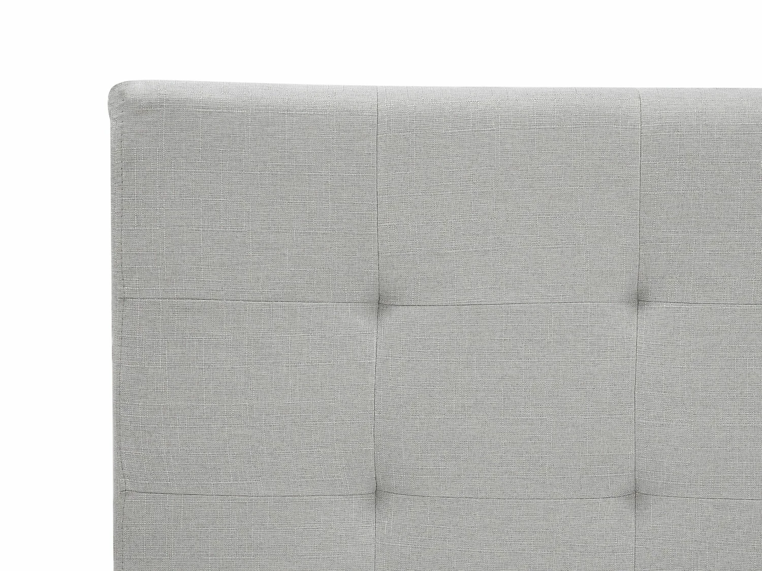 Wasserbett Leinenoptik Hellgrau LA ROCHELLE Verschiedene Größen – Bild 7