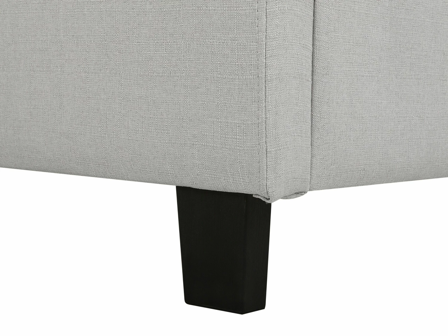 Wasserbett Leinenoptik Hellgrau LA ROCHELLE Verschiedene Größen – Bild 8