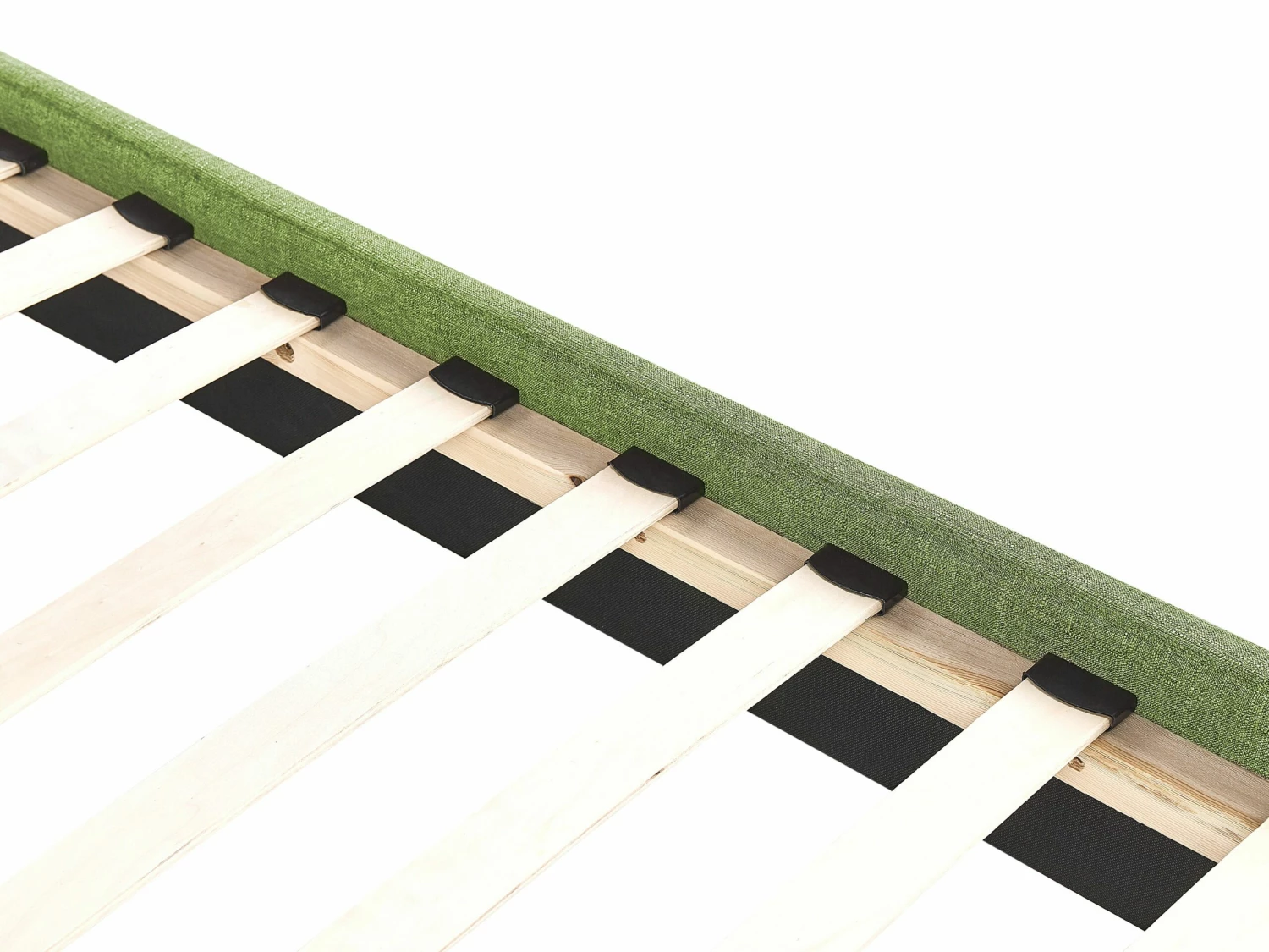 Wasserbett Leinenoptik Grün LA ROCHELLE Verschiedene Grössen – Bild 6