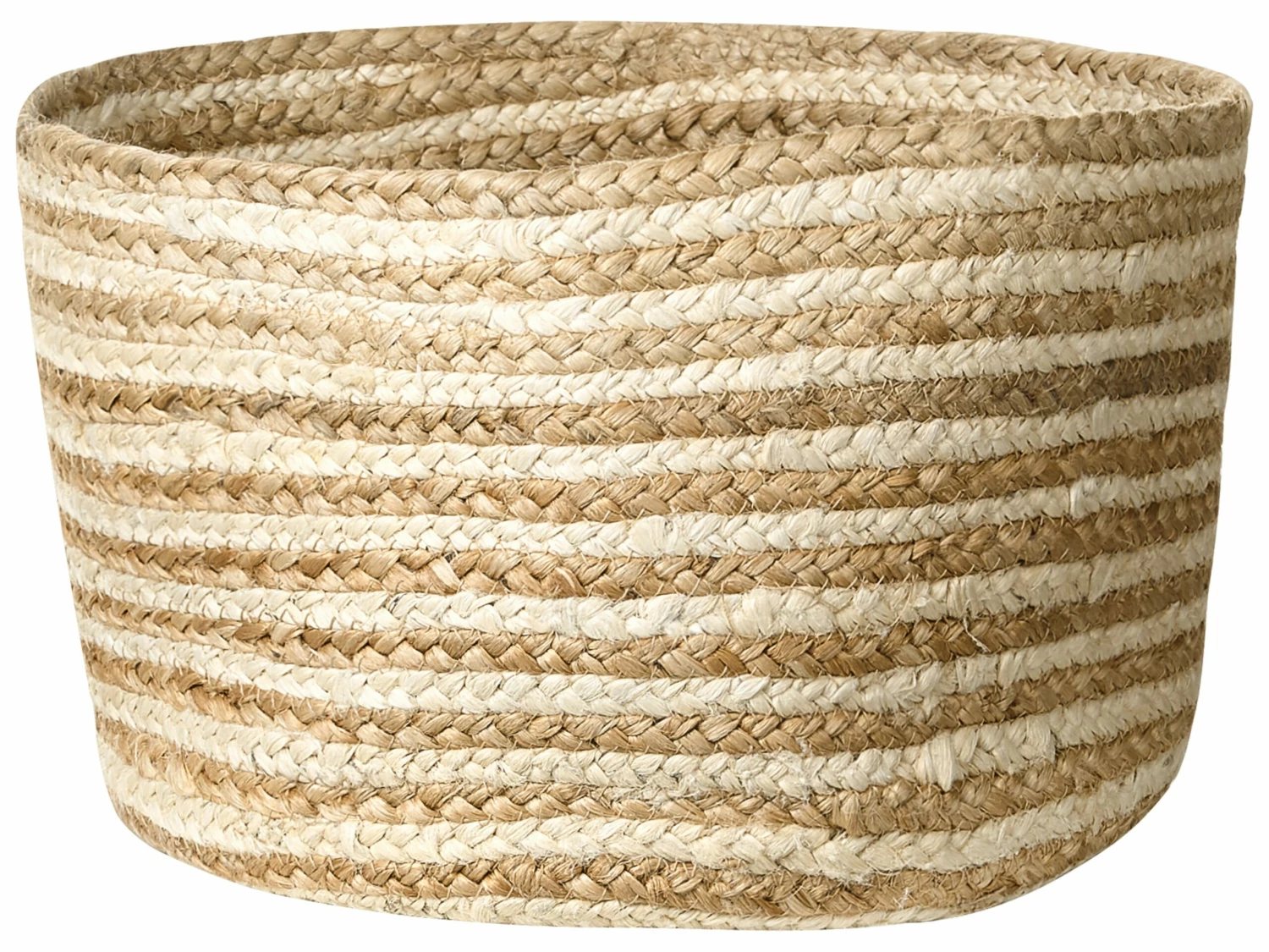 3er Set Körbe Aus Jute Natur Und Beige KAHU – Bild 3