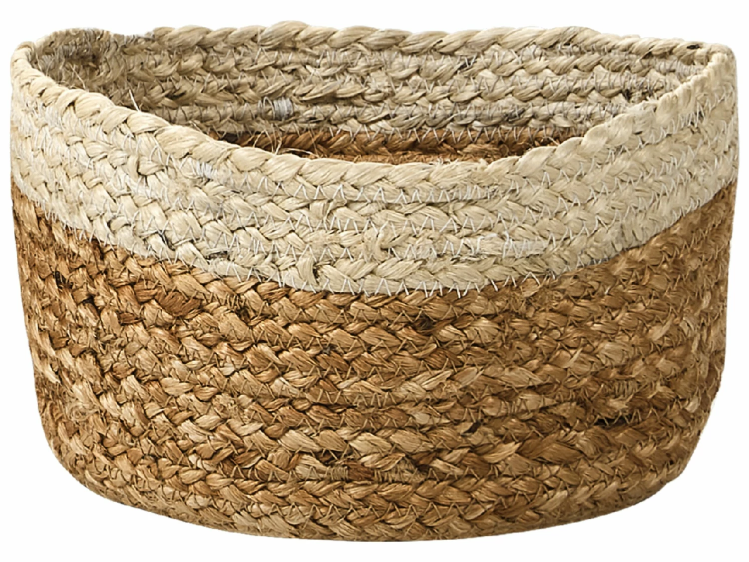 3er Set Körbe Aus Jute Natur Und Beige TAJORI – Bild 6