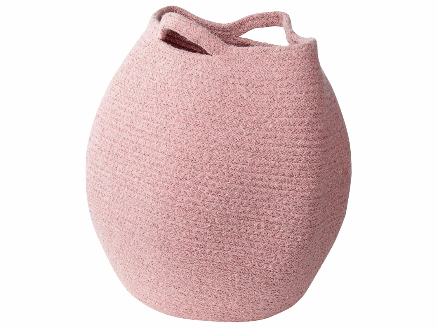 Textilkorb Baumwolle Rosa 2er Set PANJGUR – Bild 4