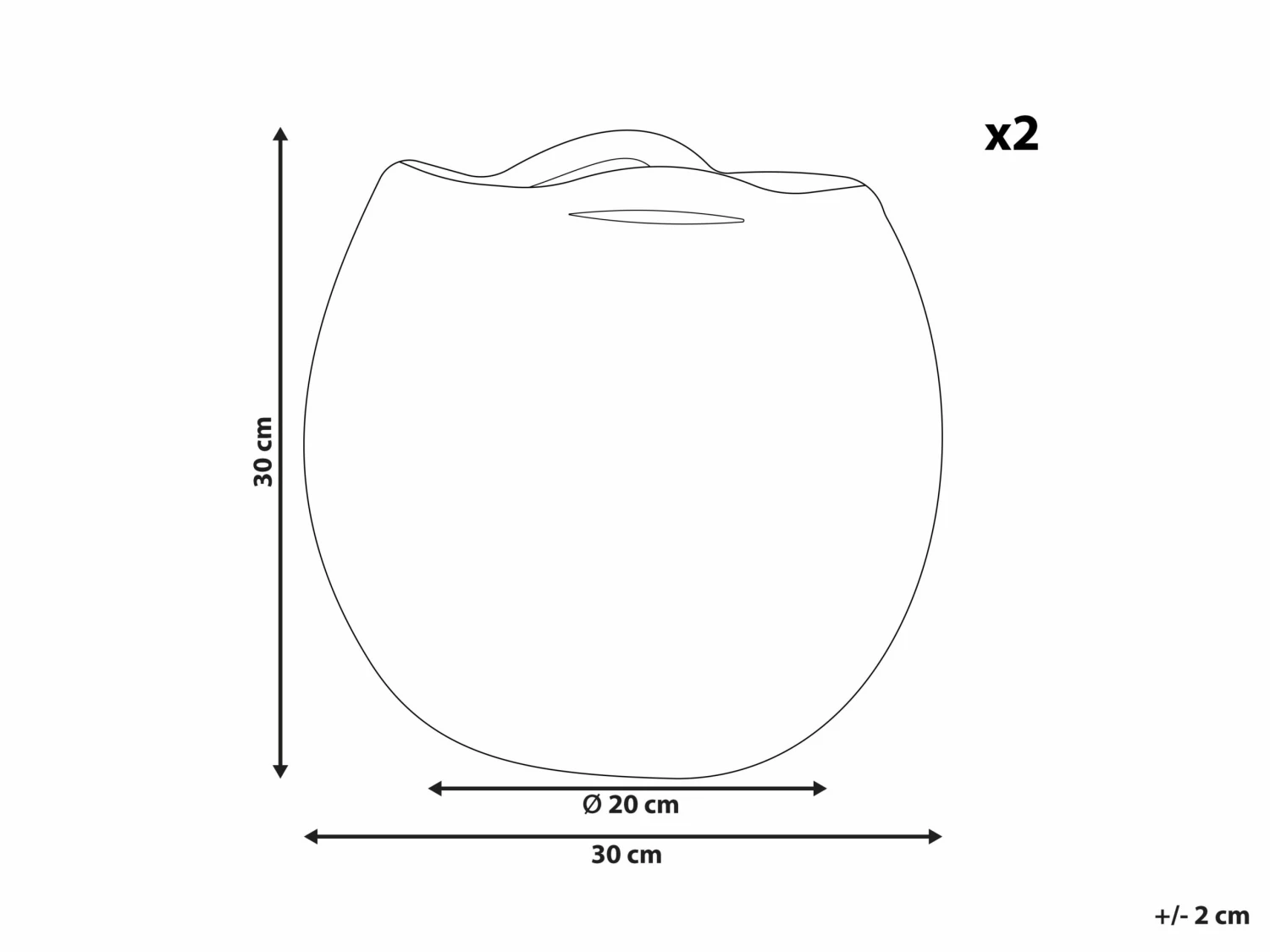 Textilkorb Baumwolle Violett 2er Set PANJGUR – Bild 7