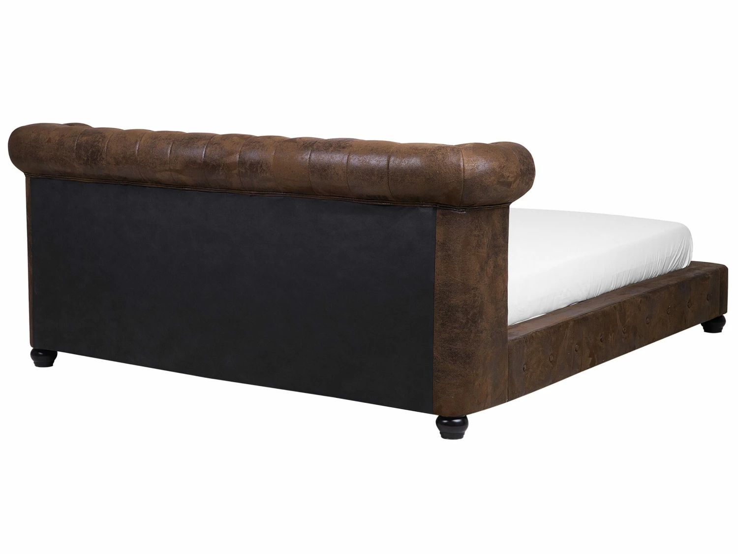 Wasserbett Aus Kunstwildleder Braun CAVAILLON Verschiedene Größen – Bild 5