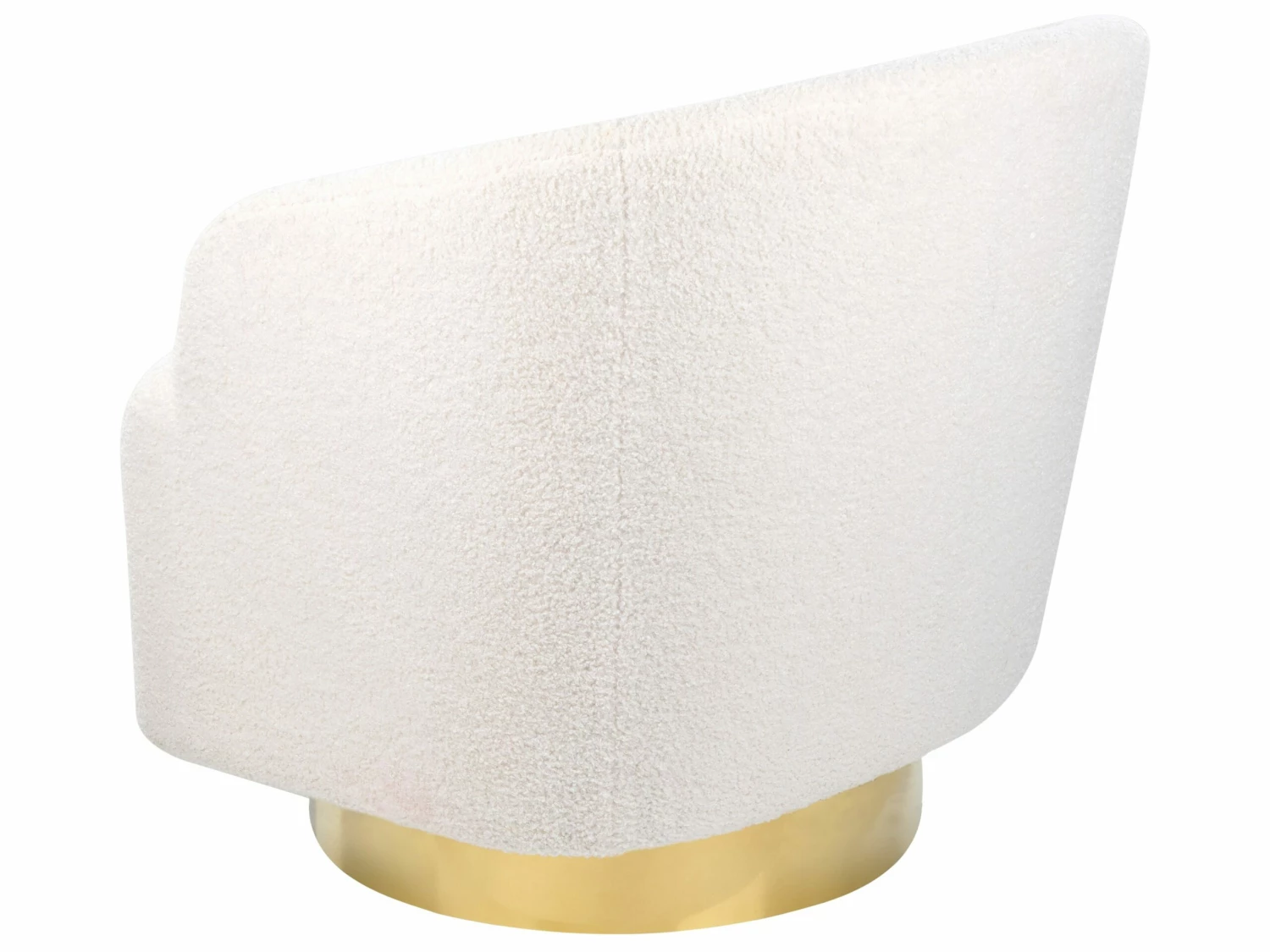 Sessel Bouclé Weiß LAVIK – Bild 6