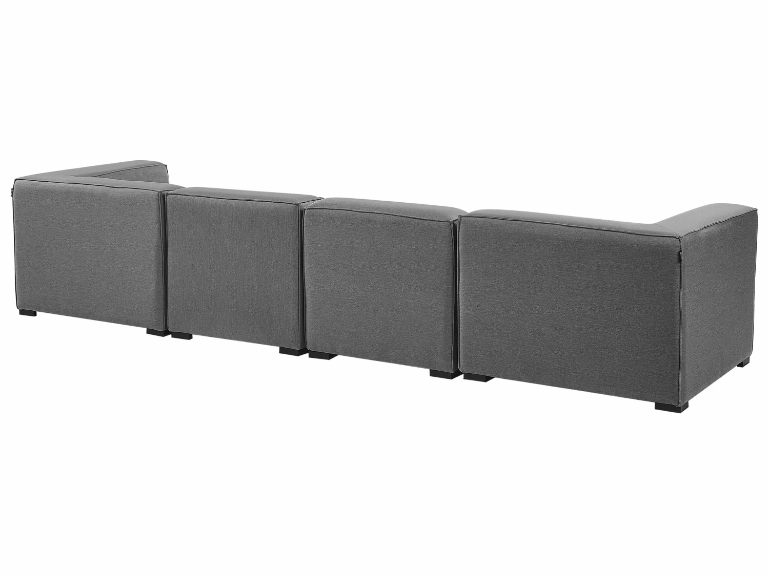 Lounge Set Polsterbezug Grau 4-Sitzer AREZZO – Bild 9