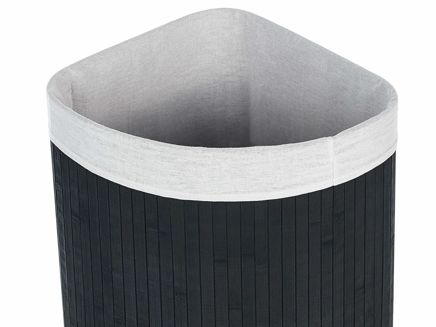 Korb Mit Deckel Bambusholz Schwarz Eckig MATARA – Bild 6