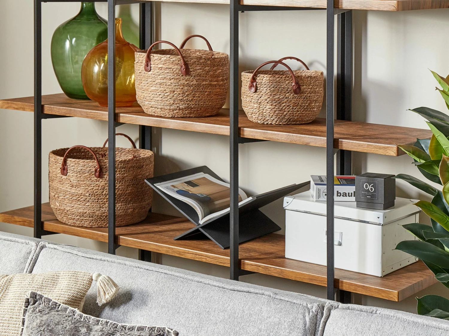 Aufbewahrungskorb Seegras Natürlich 3er Set SAYJAR – Bild 2