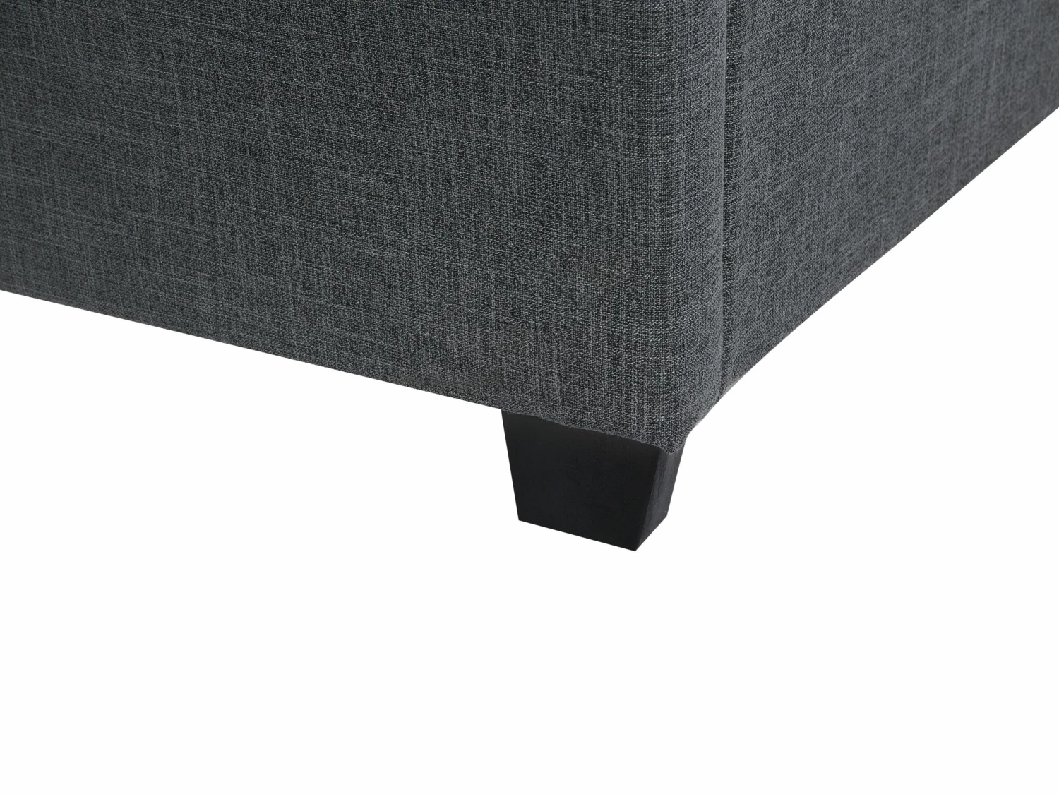 Wasserbett Leinenoptik Grau Verschiedene Größen BELFORT – Bild 7