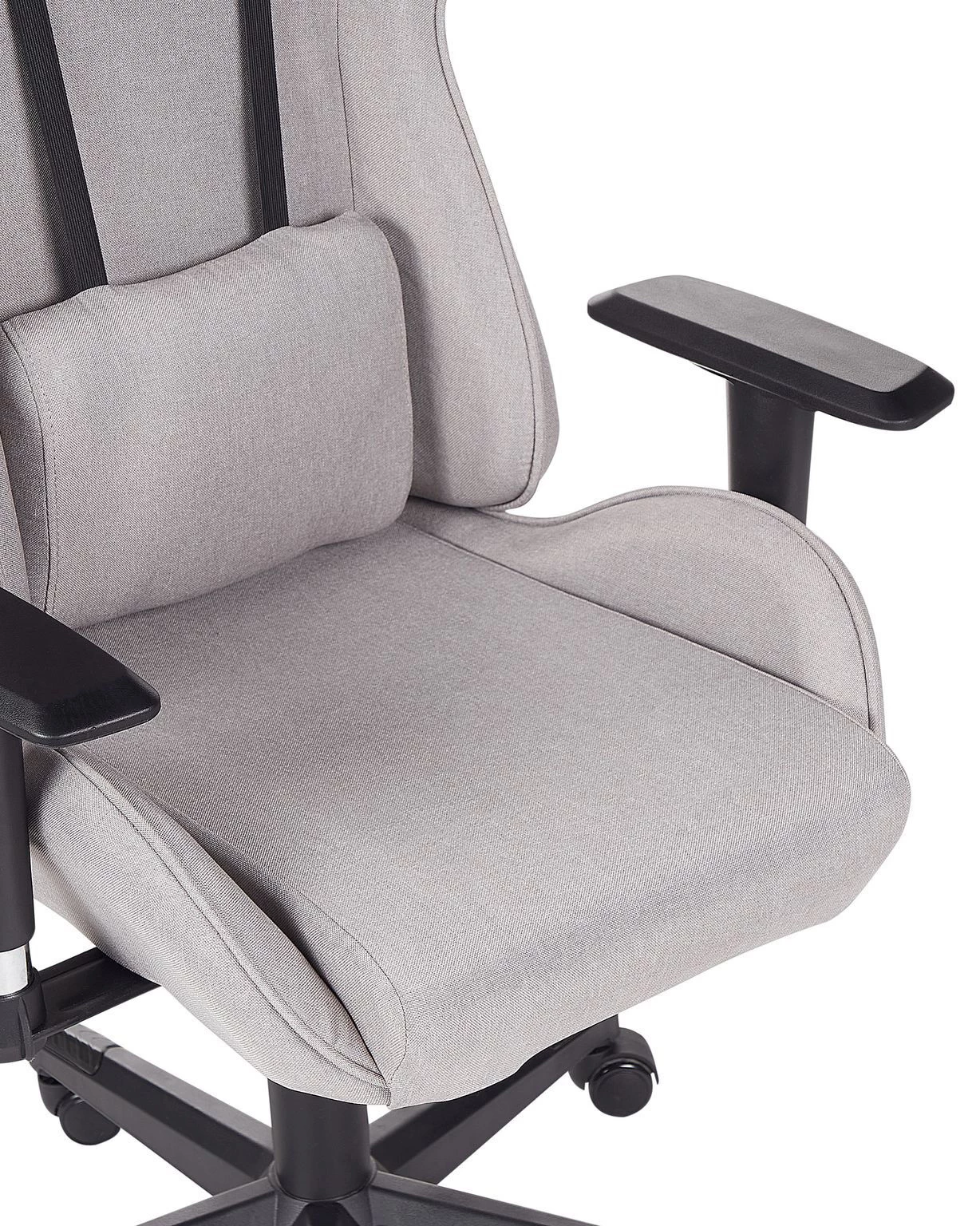 Bürostuhl Aus Polyestergewebe Hellgrau WARRIOR – Bild 7