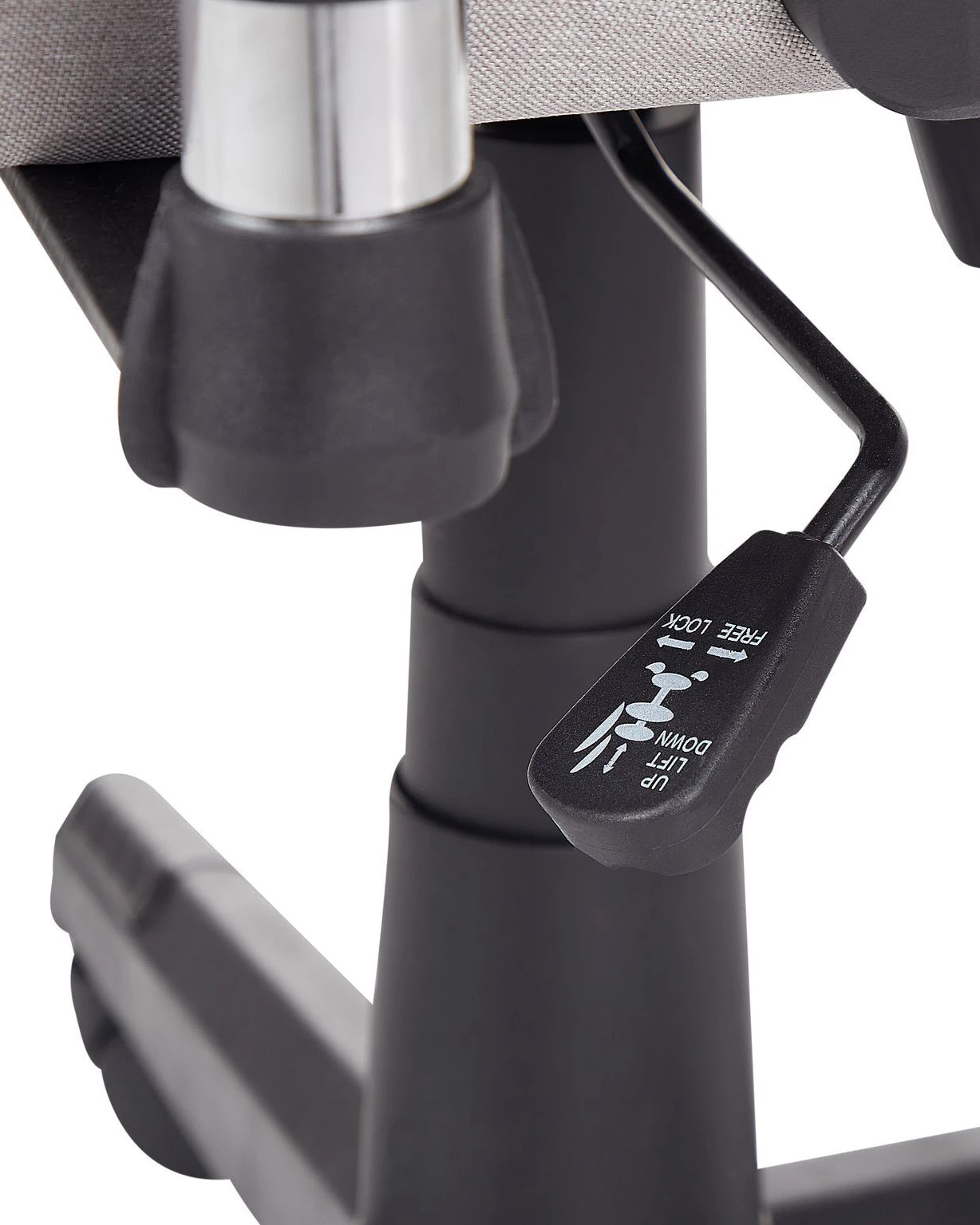 Bürostuhl Aus Polyestergewebe Hellgrau WARRIOR – Bild 10