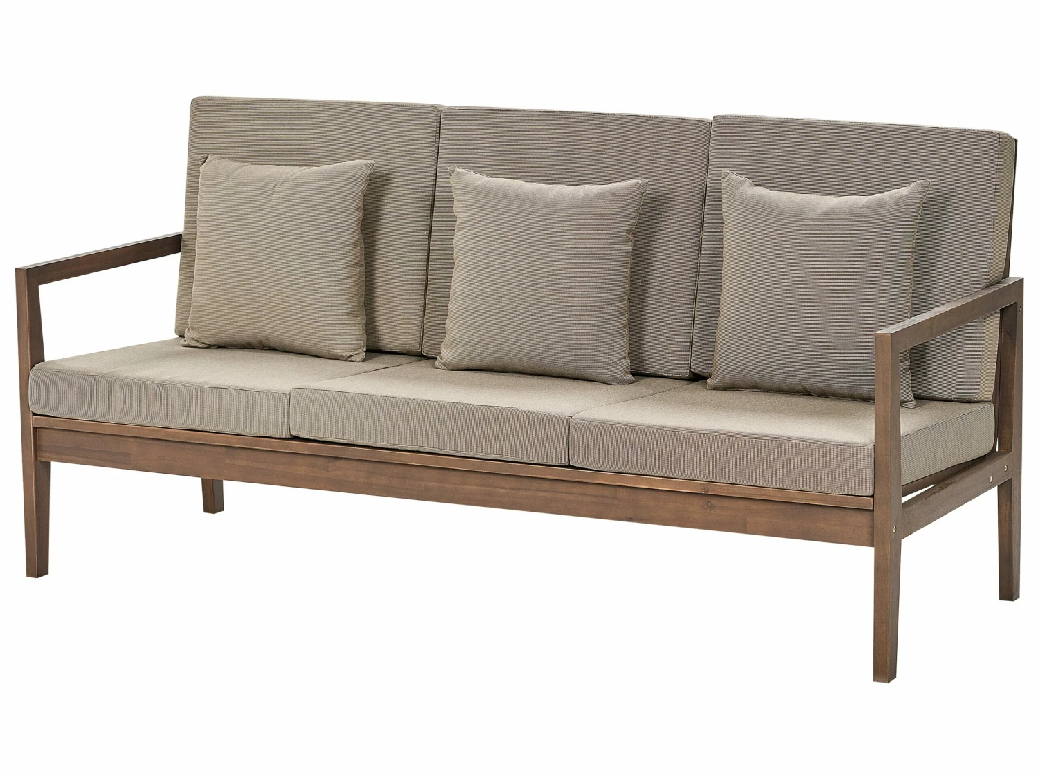 Garten Lounge-Set Akazienholz Dunkel 7 Sitzer PATAJA – Bild 6