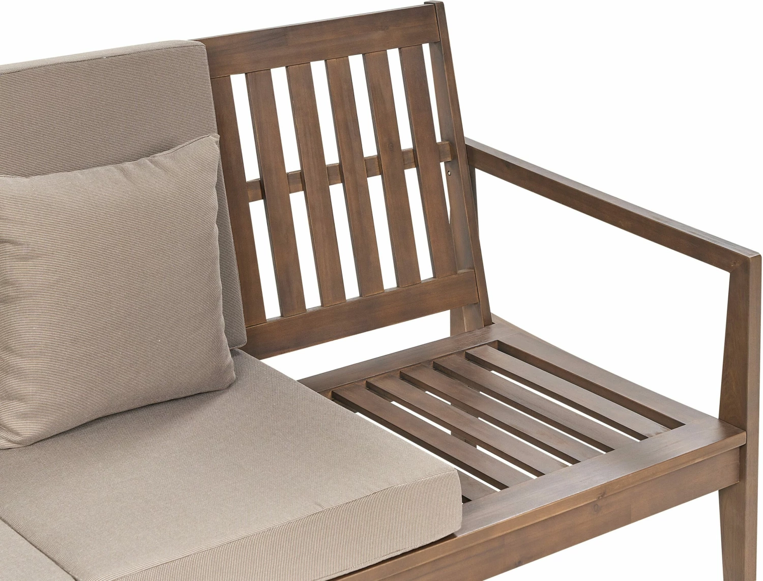 Garten Lounge-Set Akazienholz Dunkel 7 Sitzer PATAJA – Bild 8
