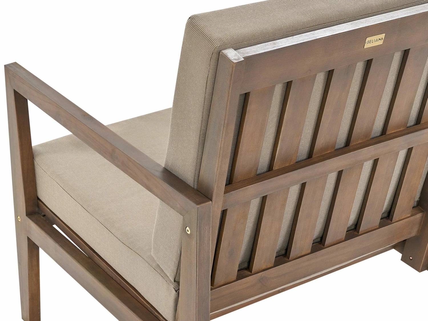 Garten Lounge-Set Akazienholz Dunkel 7 Sitzer PATAJA – Bild 9