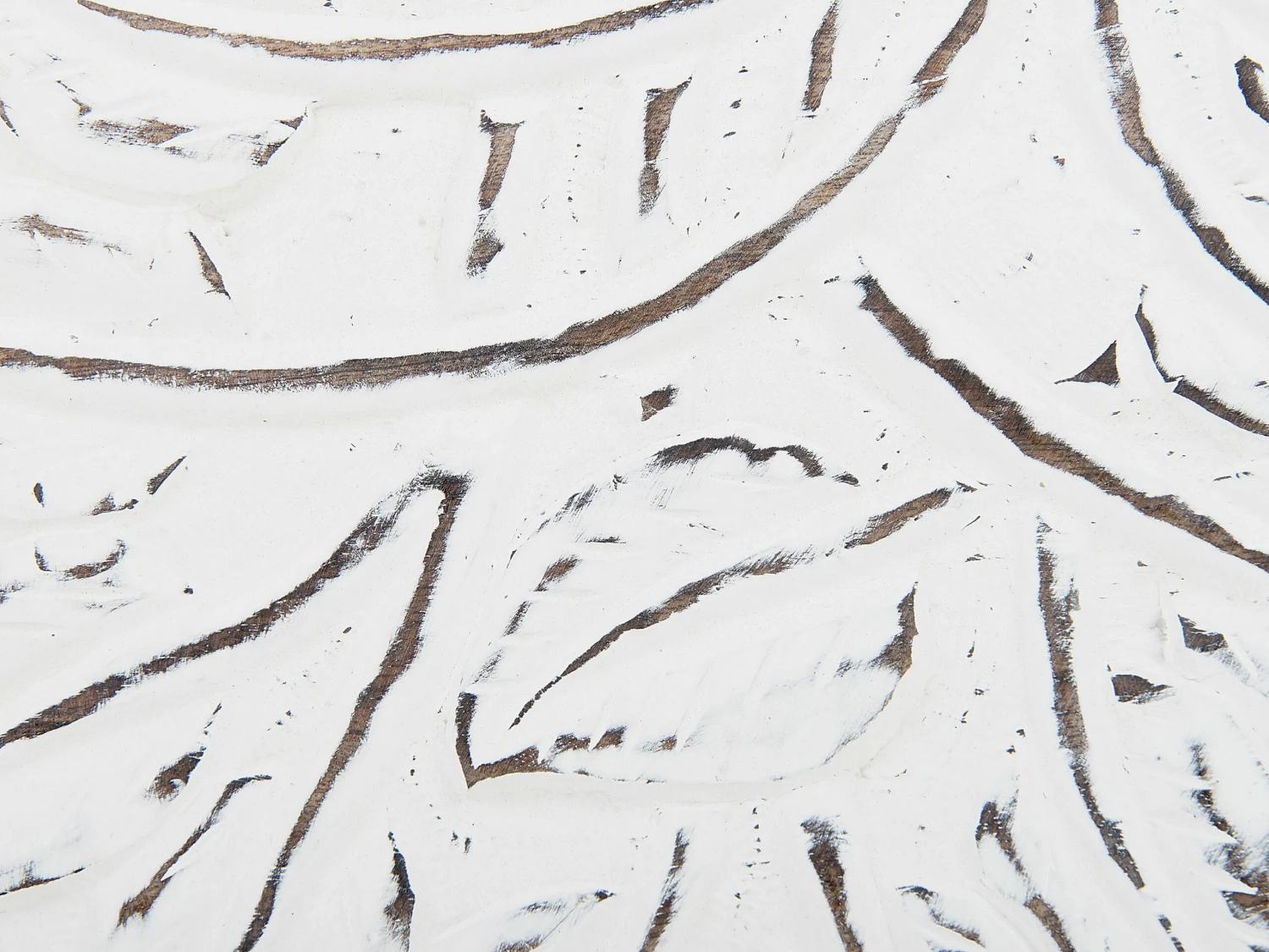 Beistelltisch 2er Set Mangoholz Gebrochenes Weiß CHANDRA – Bild 7