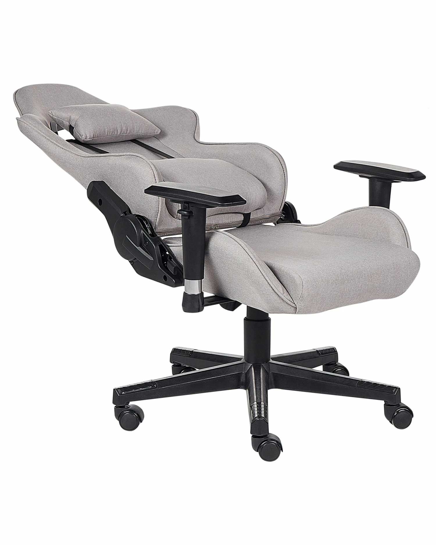 Bürostuhl Aus Polyestergewebe Hellgrau WARRIOR – Bild 6